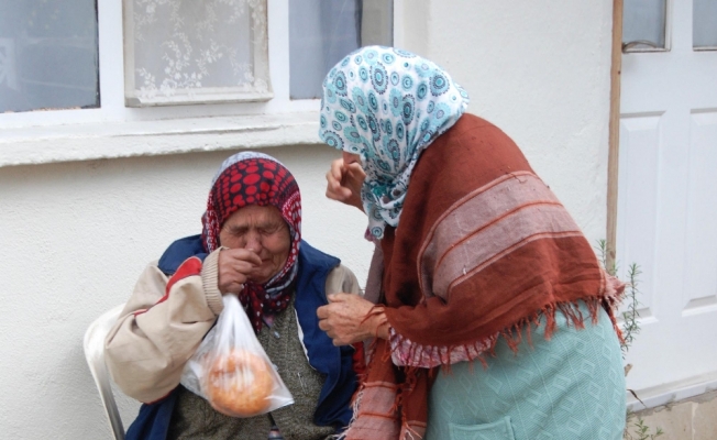 Felçli kadın yangından son anda kurtarıldı