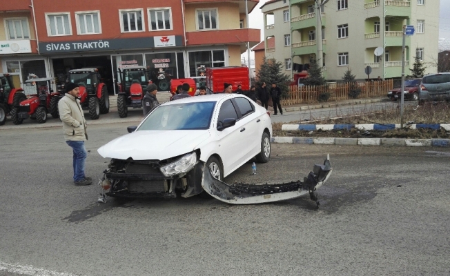 Sivas’ta trafik kazası: 6 yaralı