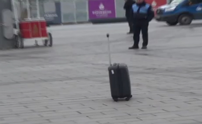 Taksim Meydanı’nda şüpheli valiz paniği