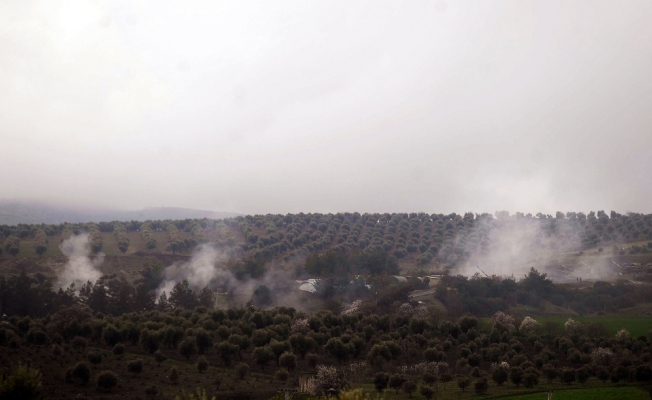 Tanklar Afrin’in kuzeyini vuruyor