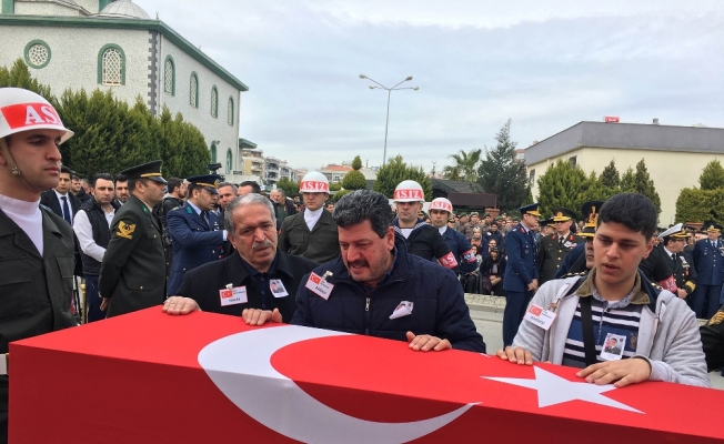 Afrin şehidi Hatay’da son yolculuğuna uğurlandı