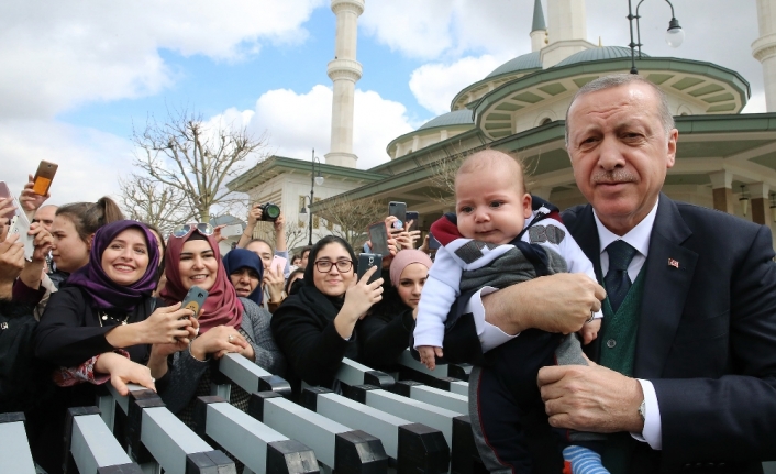 Cumhurbaşkanı Erdoğan’a sevgi seli