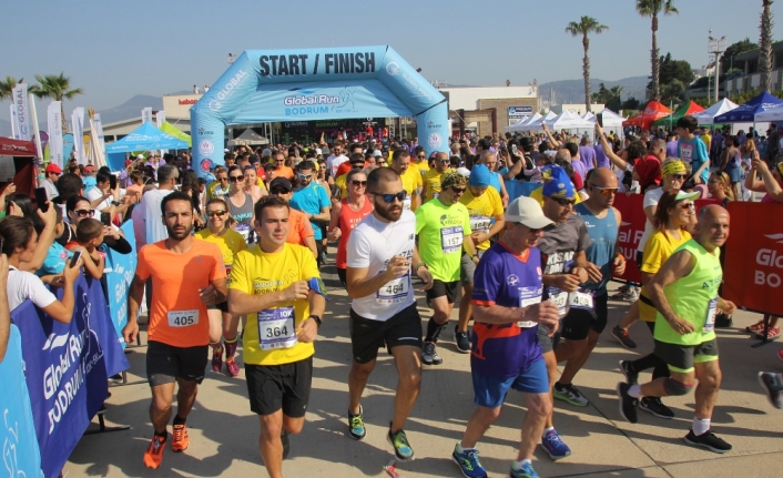 Global Run yarışlarında binlerce kişi ter döktü