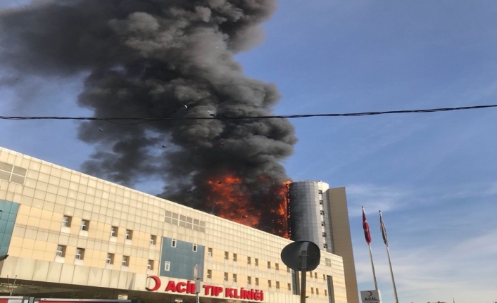 Taksim Eğitim ve Araştırma Hastanesinde yangın