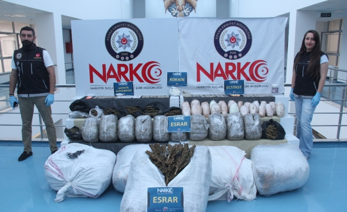 Adana’da 275 kilo eroin ele geçirildi