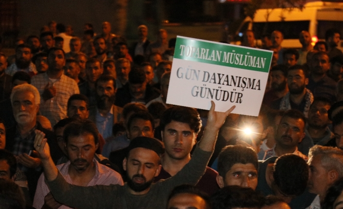 Adana’da Kudüs protestosu