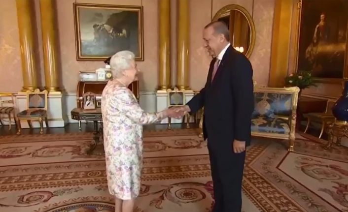 Erdoğan, Kraliçe Elizabeth ile görüştü