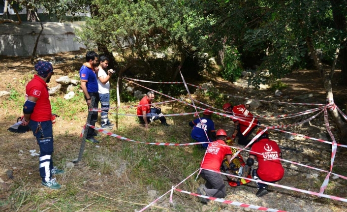 Gerçeğini aratmayan kurtarma tatbikatı