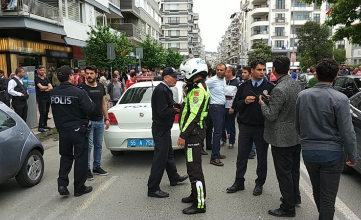 Samsun’da bir polis bıçaklandı