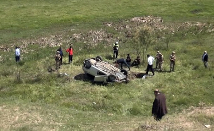 Taziye dönüşü feci kaza: 2 ölü, 3 yaralı