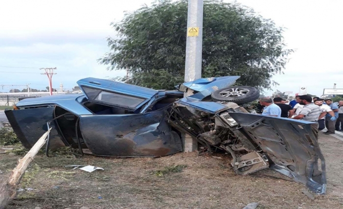 Tarsus’ta trafik kazaları: 2 ölü, 2 yaralı