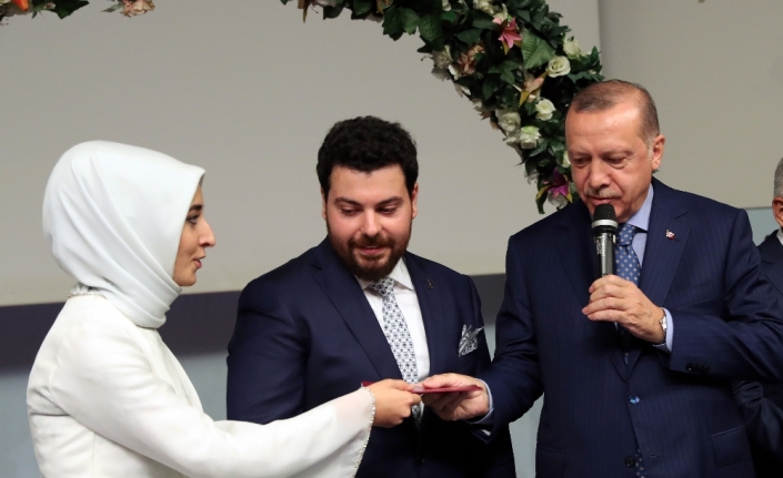 Erdoğan nikah şahidi oldu