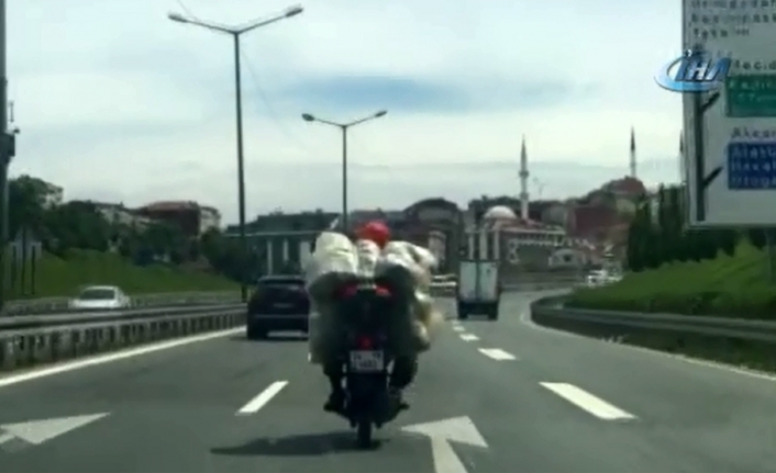 İstanbul’da tehlikeli yolculuklar kamerada