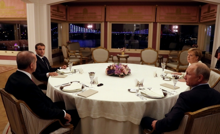 4’lü Suriye Zirvesi’nin ardından liderler birlikte yemek yedi