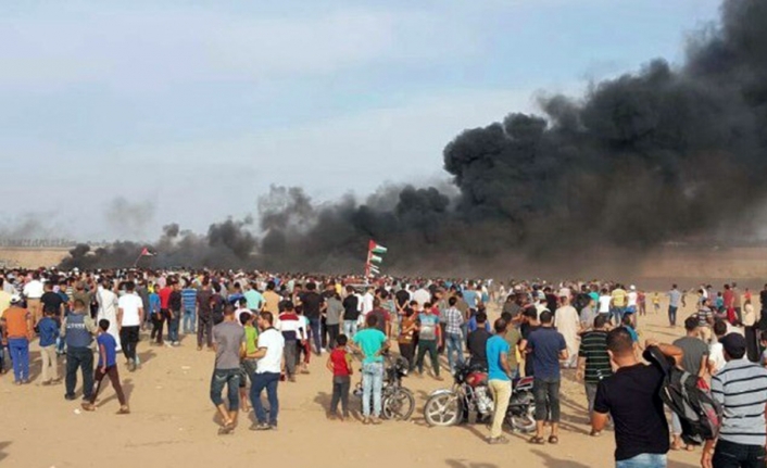 Gazze sınırında 2 kişi şehit oldu