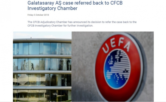 UEFA, Galatasaray’ı yeniden inceleyecek