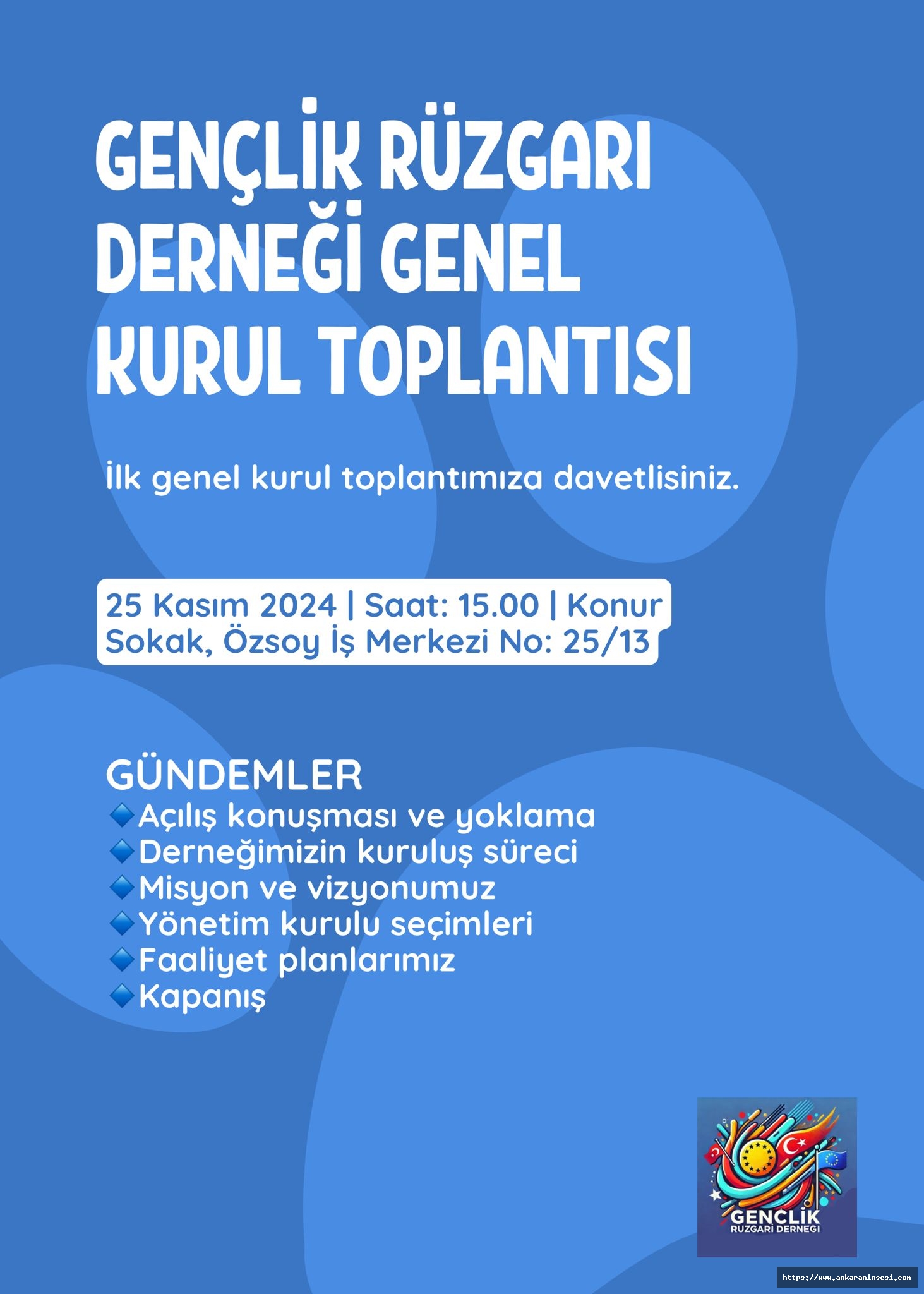 GENÇLİK RÜZGARI DERNEĞİ GENEL KURUL TOPLANTISI