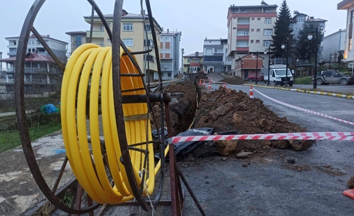 Kabadüz’de doğal gaz çalışmaları hızlandı