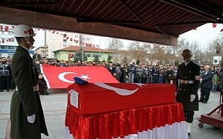 Isparta şehidini uğurladı