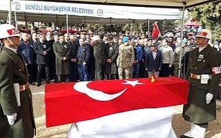 Denizli şehidini uğurladı