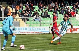 Giresun’da gol sesi çıkmadı