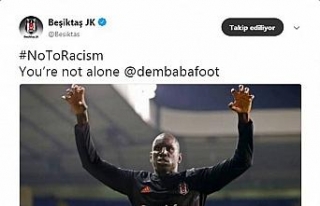 Beşiktaş’tan Demba Ba’ya destek mesajı
