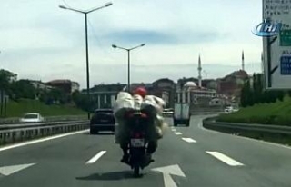 İstanbul’da tehlikeli yolculuklar kamerada