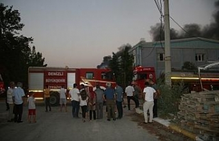 Nakliye deposundaki yangın söndürüldü