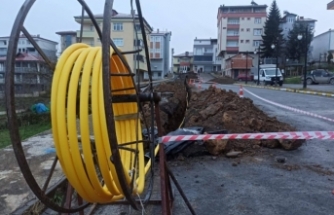 Kabadüz’de doğal gaz çalışmaları hızlandı